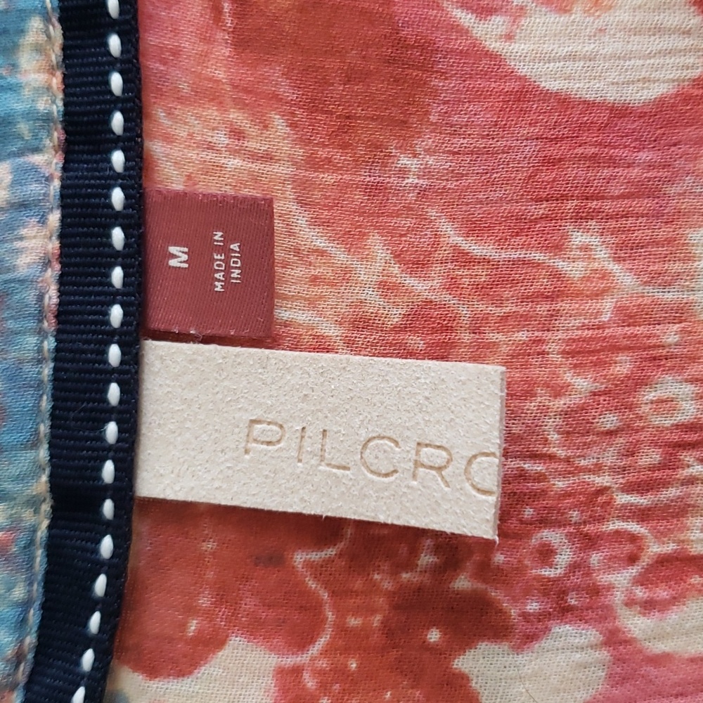 Anthropologie Multicolor Patchwork Blouse - image 2